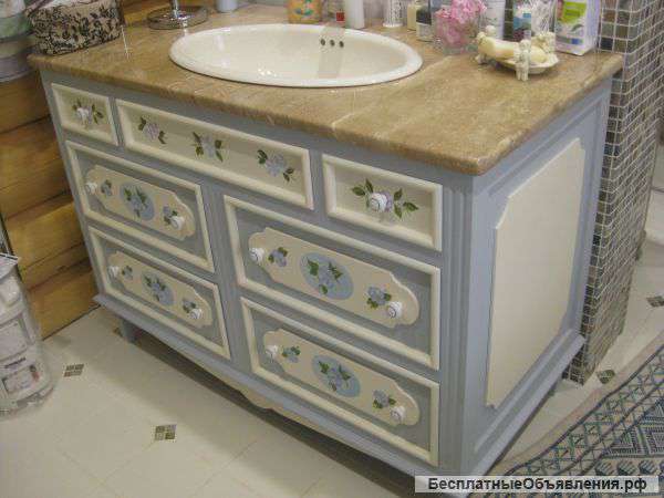 Мебель для ванной на заказ. Производство.