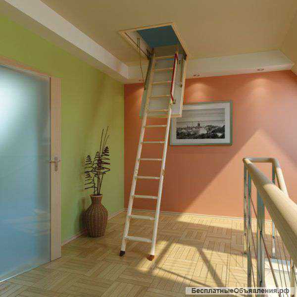 Установим мансардные окна и чердачные лестници любой сложности