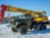Автокран на базе шасси урал 5557
