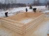 Бани дома из псковского леса
