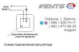 Электронный регулятор скорости вентилятора “ Вентс РС-1-300 “