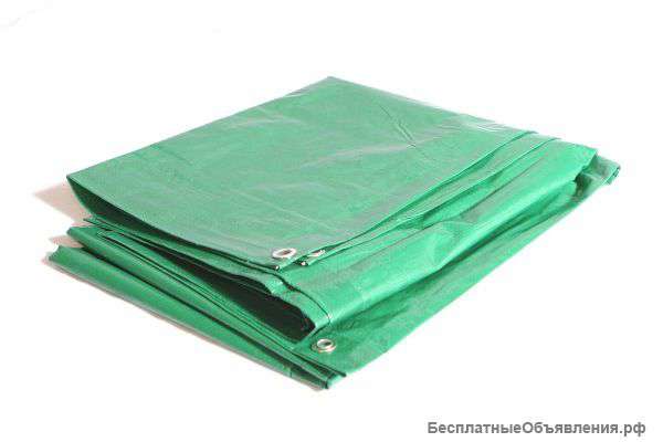 Тент тарпаулин с люверсами 120 г/м2, 3х4м