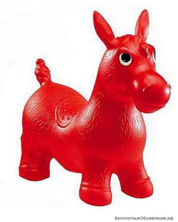 Надувной пони красный john-palmon (джон)