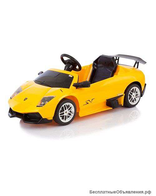 Электромобиль lamborghini murcielago желтый jetem