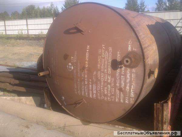 Ёмкости стальные б/у, V - от 1,5м/куб