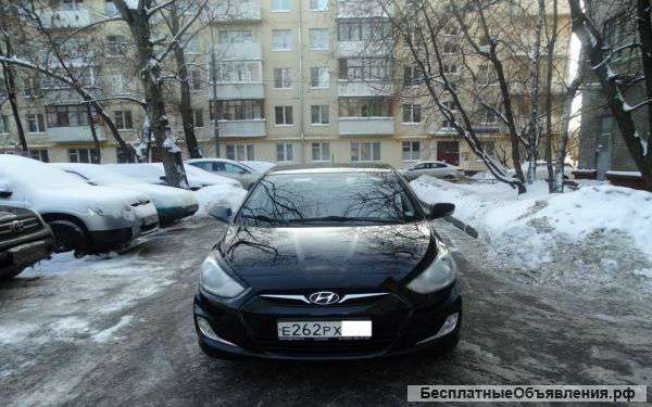 Hyundai Solaris 2015 хетчбэк, как новая