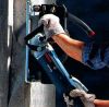 Прорезать, расширить проём. Просверлить отверстие. Усиление.
