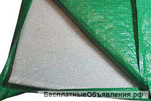 Тент утепленный из полипропилена 6х8м пл 120 г/кв.м (зеленый)