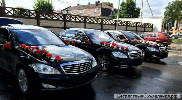 Свадебный кортеж Mercedes-Benz S-class