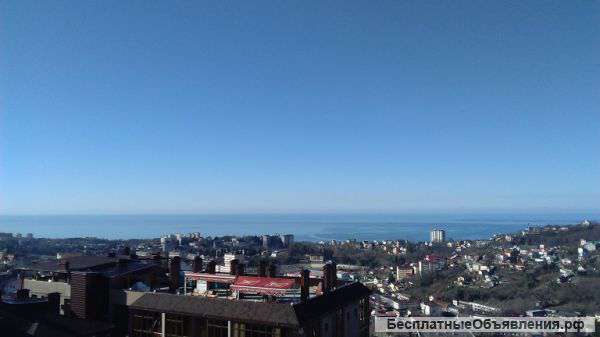 1-к. кв. 41 кв.м. с бассейном и видом на море