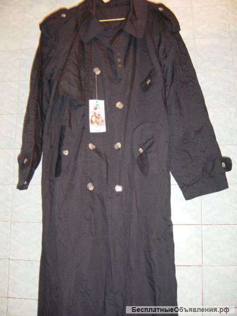 Плащ мужской, удлинённый крой (фасон "а-ля 90-е")