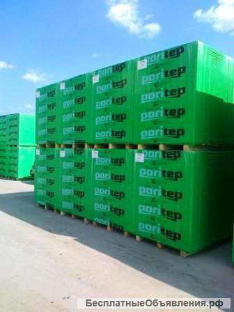 Газосиликатные блоки Poritep от 10м3 от производителя