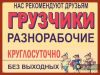 Разнорабочие