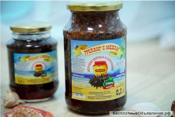 Трепанг с мёдом оптом и в розницу