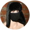 Шапка ушанка зимняя черная