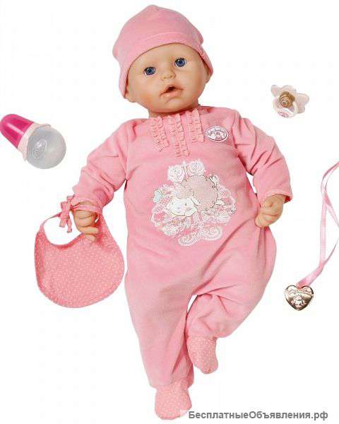 Кукла с мимикой 46 см Беби Анабель (Baby Annabell)