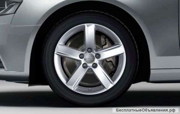 Оригинальный литой диск Audi A4 8K - 17R. Дизайн - 5 спиц.