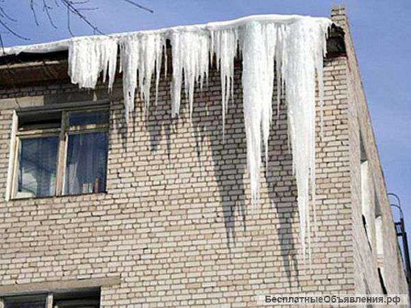 Уборка снега, Чистка крыш, Снегоуборщик