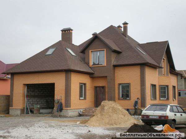 Кровельные работы, Строительство коттеджей