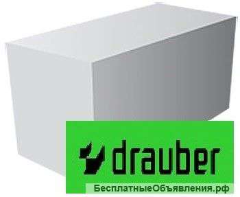Блок стеновой газобетонный "drauber" 2700р