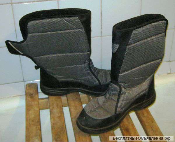 Сапоги тканевые теплые мужские р.45, мало бу