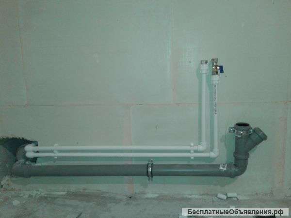 Выполняем любые сантехнические работы, любой сложности