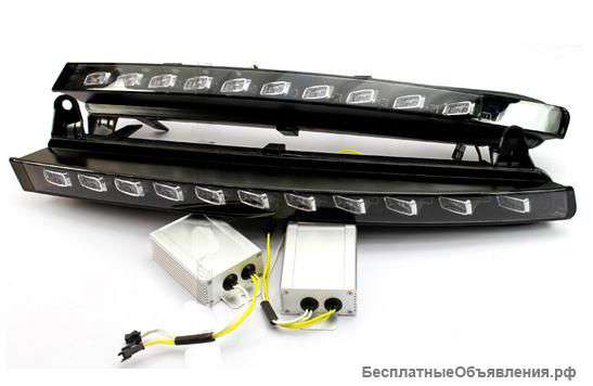 Ауди ку7 дневные ходовые огни