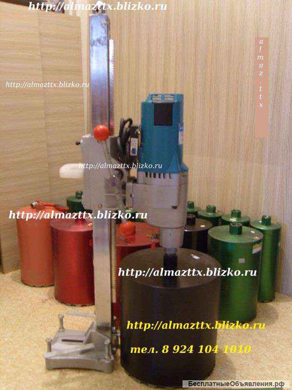 Алмазное бурение в бетоне