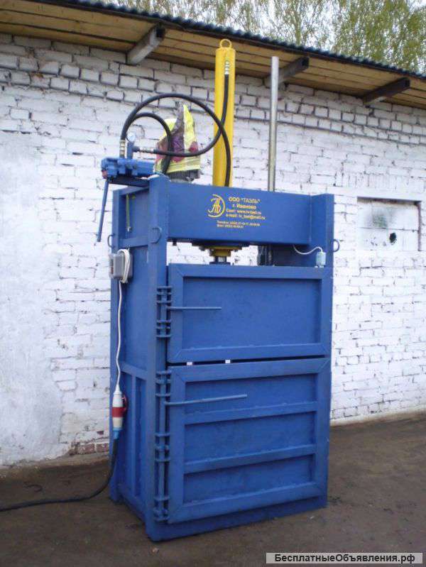 Гидравлический пресс в аренду для макулатуры