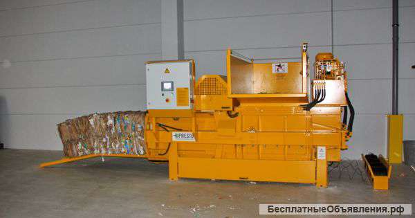 Автоматические горизонтальные прессы для вторсырья presto