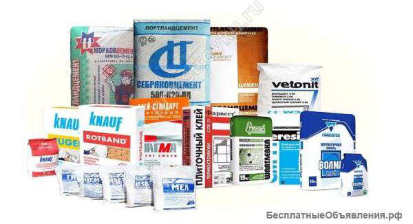 Сухие строительные смеси