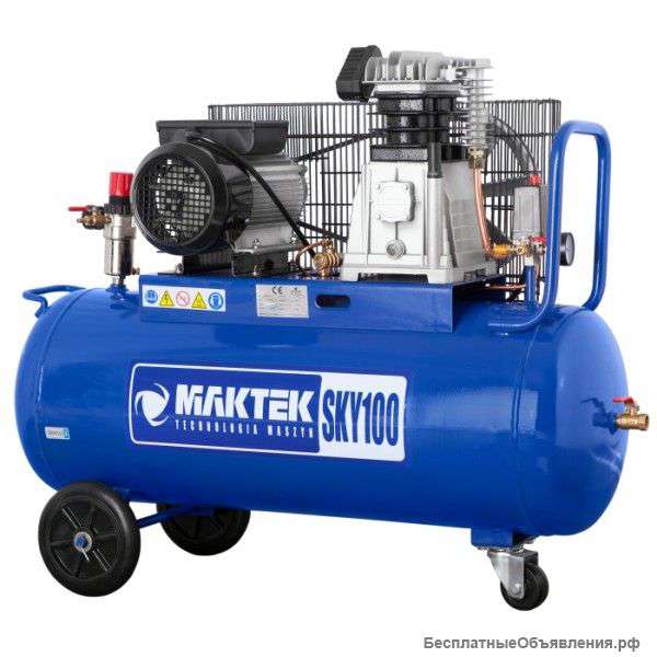 Компрессор MAKTEK Sky 100 100litri, 10bar, 320l/min