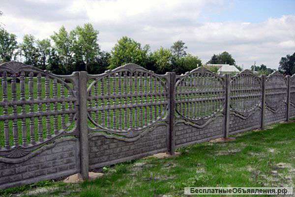 Фактурные заборы