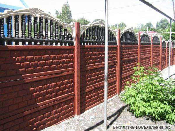 Фактурные заборы