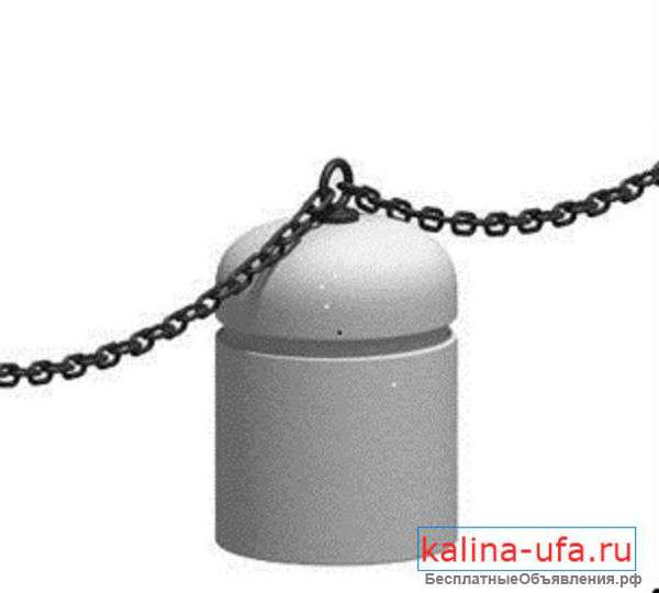 Бетонные парковочные тумбы (столбики ограждения)