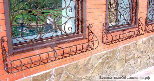 Цветочницы из металла