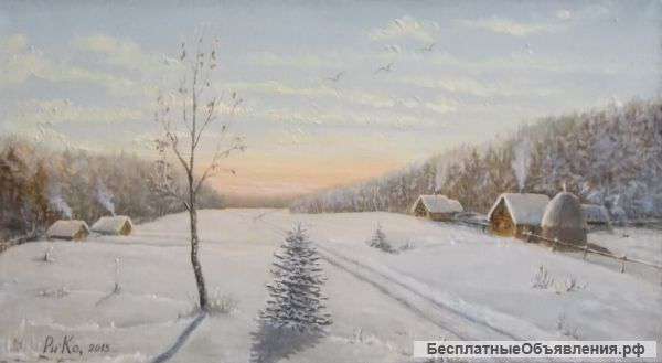 Картина от РиКо Зимний пейзаж