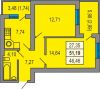 2-комнатную квартиру