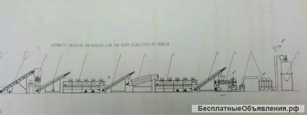 Моечно-сушильный комплекс Китай, 300 кг-ч, 2014 г.в.
