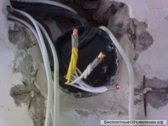 Услуги электрика, электромонтажные работы