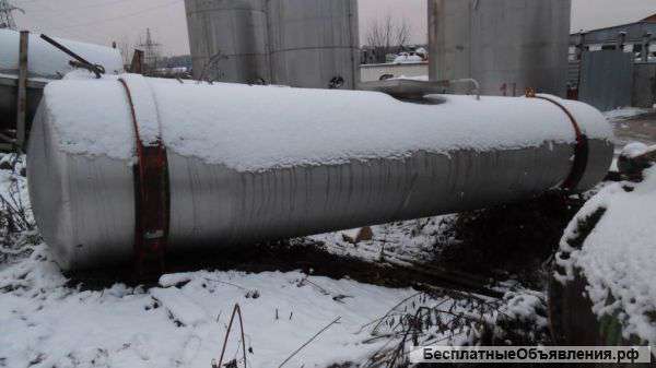 Ёмкость нержавеющая,объем -12 куб.м., горизонтального исполнения