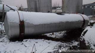 Ёмкость нержавеющая,объем -12 куб.м., горизонтального исполнения