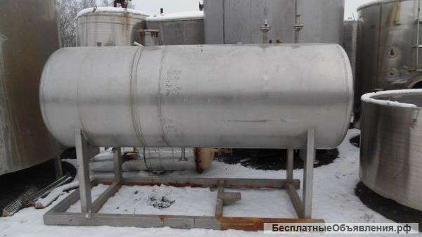 Ёмкость нержавеющая,объем — 2 куб.м., горизонтального исполнения