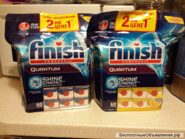 FINISH средства для мытья посуды в пмм