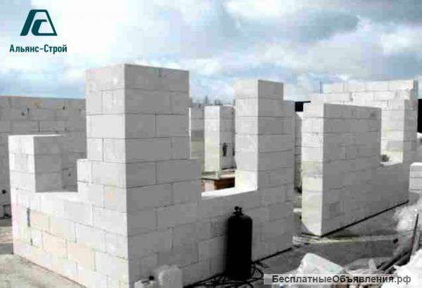 Установка объемных блоков