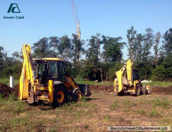 Разработка грунта экскаватором в Краснодаре