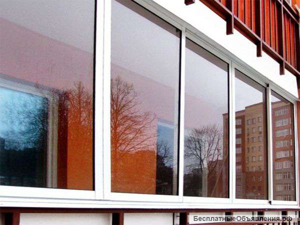 Обшивка и остекление балконов