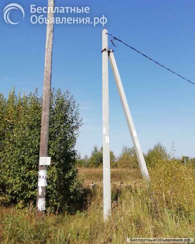 Участок ИЖС в деревне с газом и электричеством
