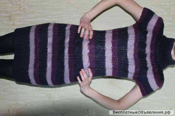 Платье вязанное