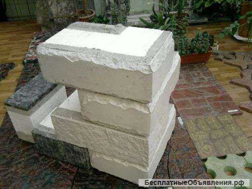Теплоблоки 4-х слойные от производителя Кремнегранит 40-20-40 см